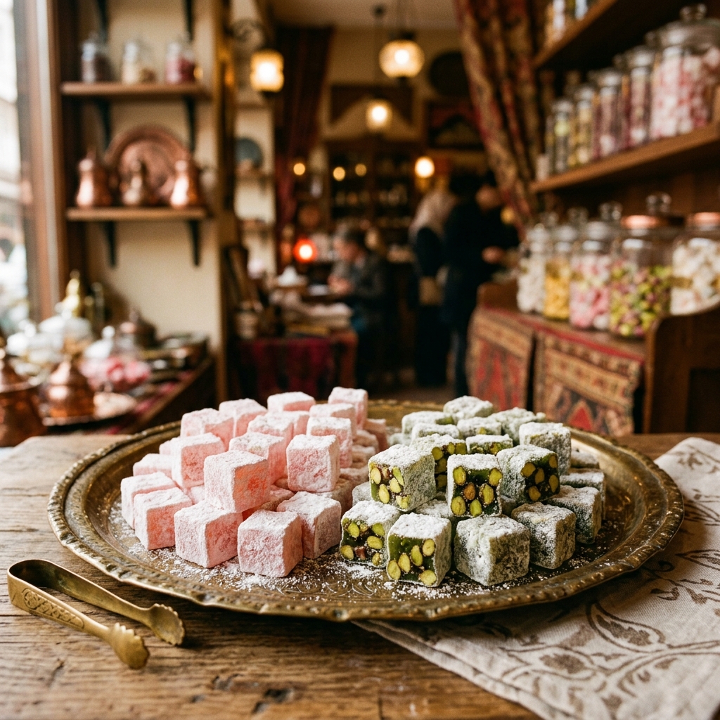 Gül Suyu Aromalı Sade Lokum