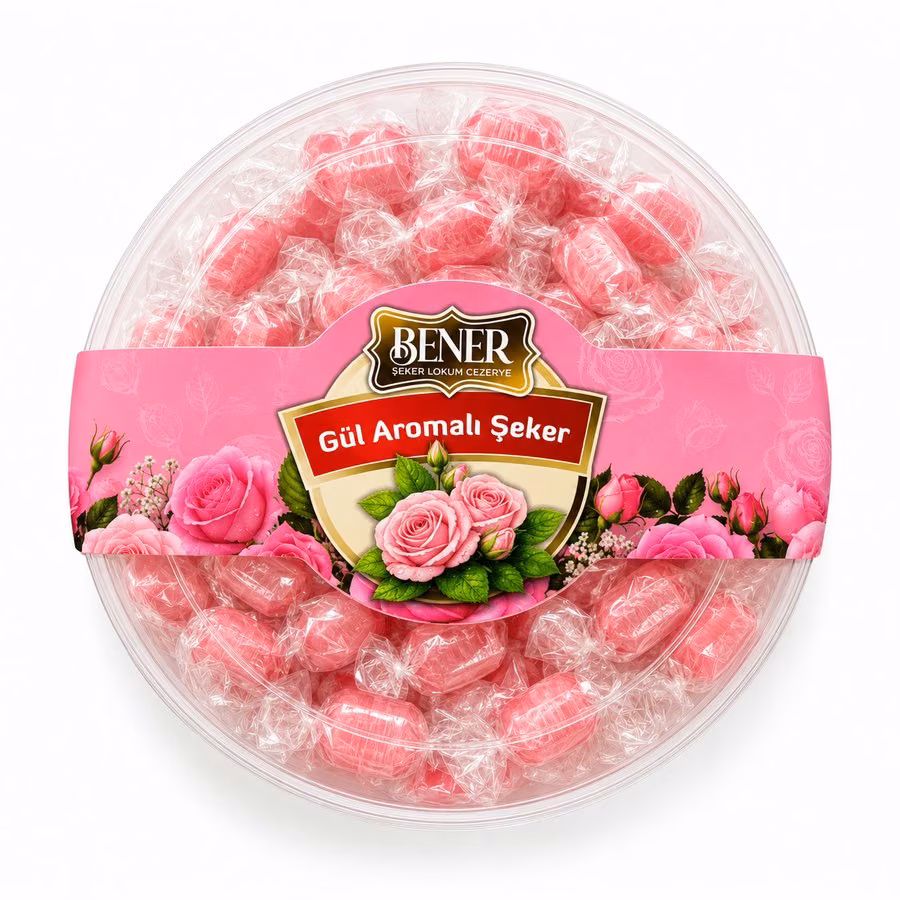 Gül Aromalı Şeker