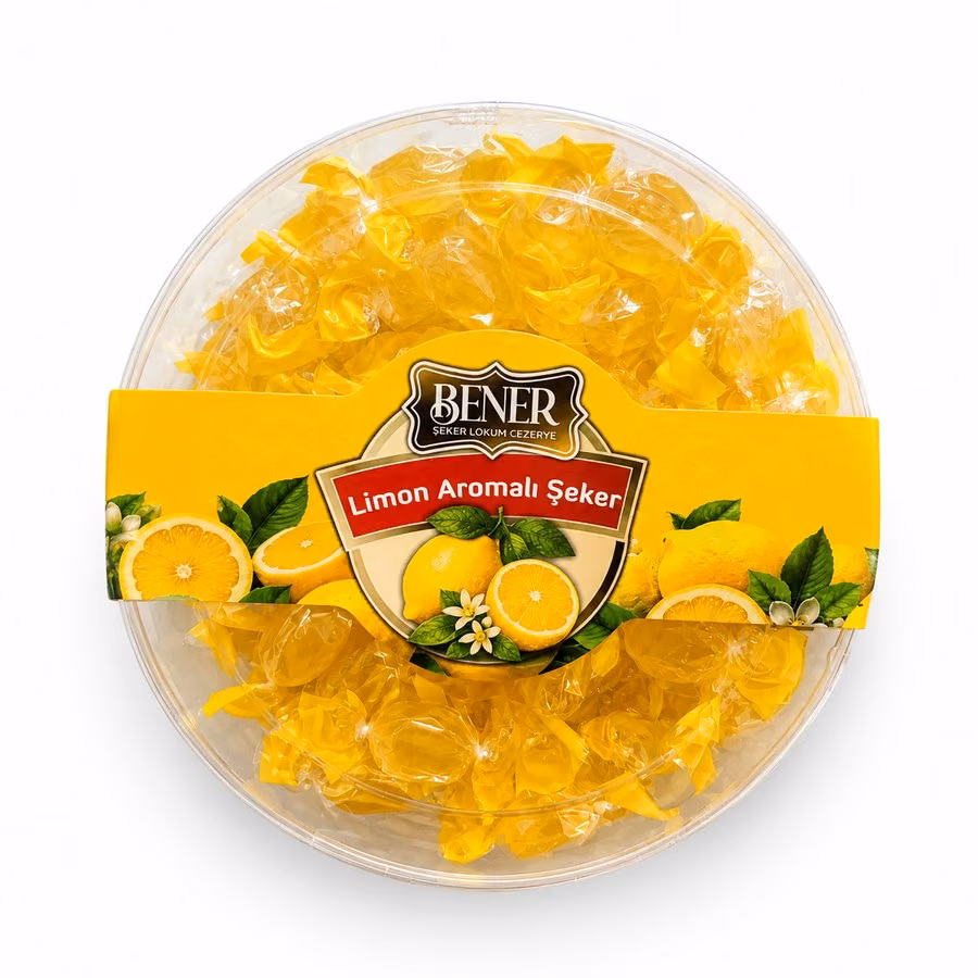 Limon Aromalı Şeker