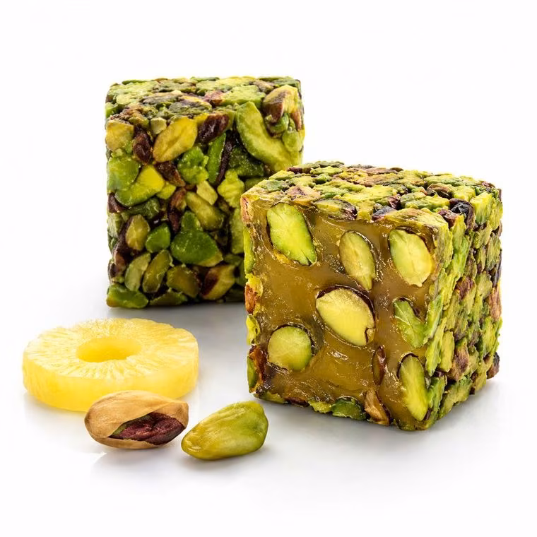 File Fıstık Kaplı Ananas Aromalı Fıstıklı Lokum