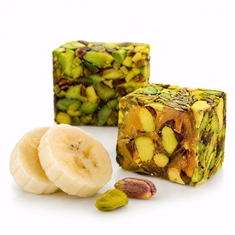 File Fıstık Kaplı Muz Aromalı Lokum