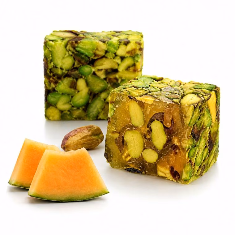 File Fıstık Kaplı Kavun Aromalı Fıstıklı Lokum