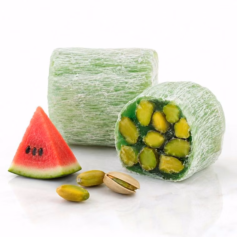Antep Fıstıklı Karpuz Aromalı Şerit Lokum
