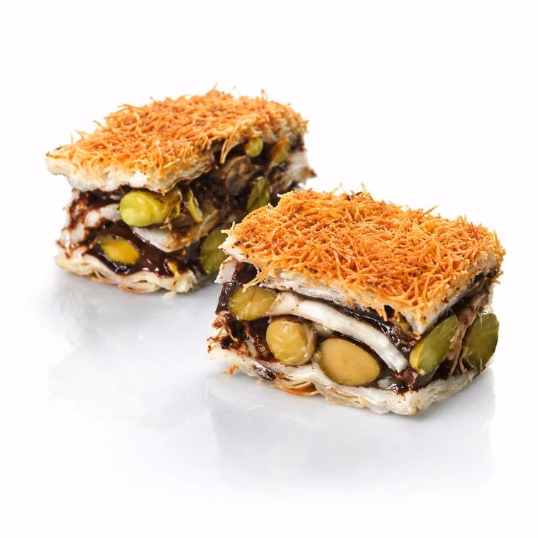 Kadayıflı Fıstıklı Baklava Lokum